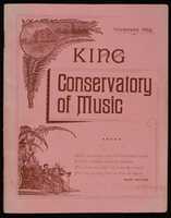 Free download King Conservatory of Music brochure, 1894 free photo or picture to be edited with GIMP online image editor