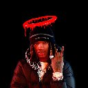 King Von Red Halo Dark Background Live Wallpaper 4K  screen for extension Chrome web store in OffiDocs Chromium