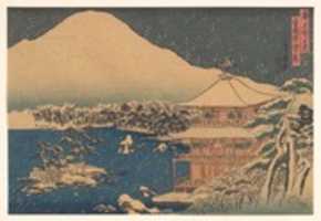 Free download Kinkakuji seen in Falling Snow free photo or picture to be edited with GIMP online image editor