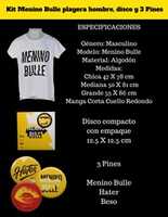 Free download Kit Menino Bulle Hombre Playera, Disco Y Pines free photo or picture to be edited with GIMP online image editor