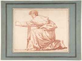 Free download Kneeling Draped Male Figure free photo or picture to be edited with GIMP online image editor
