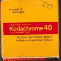 Free download Kodachrome 40 - Super 8 cartridge - Bilingual free photo or picture to be edited with GIMP online image editor