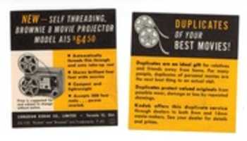 Free download Kodak Brownie Projector Ad free photo or picture to be edited with GIMP online image editor