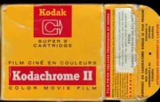 Free download Kodak Kodachrome 2 - Super 8 Cartridge Box free photo or picture to be edited with GIMP online image editor