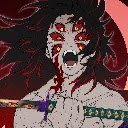 Kokushibo Kimetsu no Yaiba Upper Moon One Anime Theme  screen for extension Chrome web store in OffiDocs Chromium