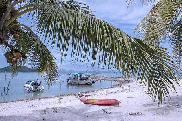Muat turun percuma gambar percuma laut pantai ko samui thailand untuk diedit dengan editor imej dalam talian percuma GIMP