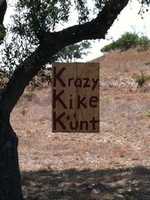 Free download Krazy Kike Kunt sign free photo or picture to be edited with GIMP online image editor
