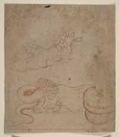 Free download Krishna Subdues the Serpent Kaliya in the Yamuna River: Illustration from a Bhagavata Purana Series free photo or picture to be edited with GIMP online image editor