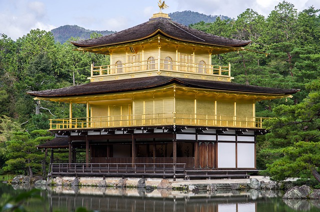 Download gratuito di kyoto tempio buddismo kenkaku ji immagine gratuita da modificare con GIMP editor di immagini online gratuito