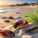 Ladybugs wallpaper  screen for extension Chrome web store in OffiDocs Chromium