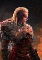 Free download Lady Eivor fanart free photo or picture to be edited with GIMP online image editor