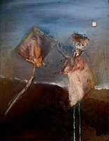 Free download La fille au cerf-volant free photo or picture to be edited with GIMP online image editor