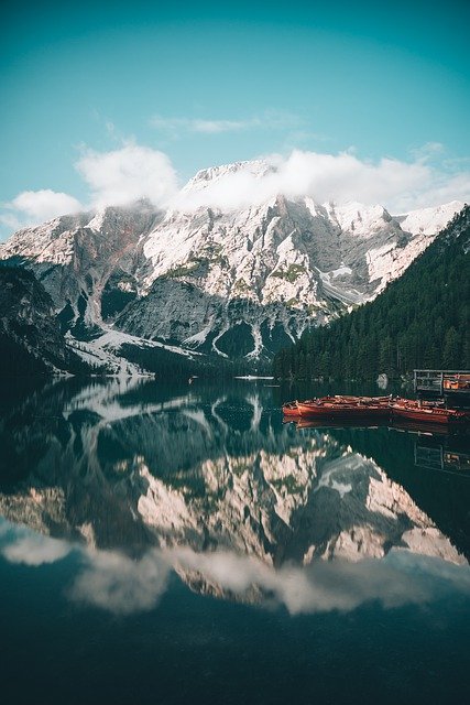 تنزيل صورة مجانية لطبيعة البحيرة والسفر في الهواء الطلق ليتم تحريرها باستخدام محرر الصور المجاني عبر الإنترنت من GIMP