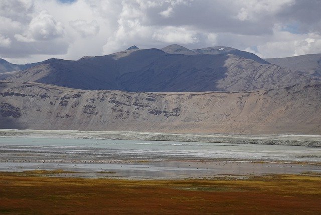 Free download lake tso kar mountain landscape free picture to be edited with GIMP free online image editor
