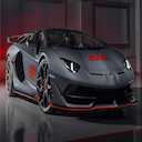 Lamborgini Red  Grey Theme  screen for extension Chrome web store in OffiDocs Chromium