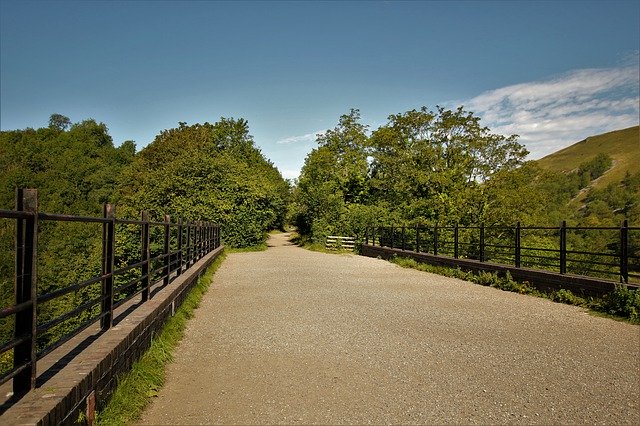 Kostenloser Download Landscape Bridge Path - kostenloses Foto oder Bild zur Bearbeitung mit GIMP Online-Bildbearbeitung