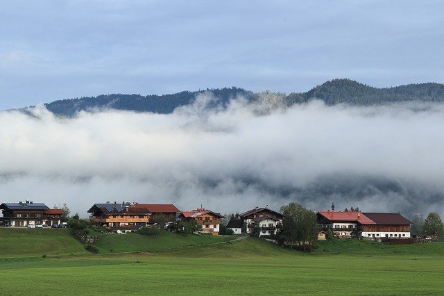 Free download landscape houses countryside free picture to be edited with GIMP free online image editor