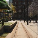 Landscape Photography of a Tramway in Manchester  screen for extension Chrome web store in OffiDocs Chromium
