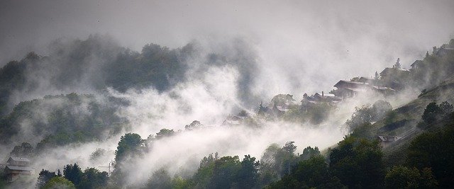 تنزيل مجاني لـ Landscape Switzerland Haze - صورة مجانية أو صورة مجانية ليتم تحريرها باستخدام محرر الصور عبر الإنترنت GIMP