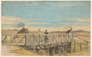 ดาวน์โหลด Landscape with a Bridge Near Mosbjerg ฟรี ภาพถ่ายหรือรูปภาพที่จะแก้ไขด้วยโปรแกรมแก้ไขรูปภาพออนไลน์ GIMP