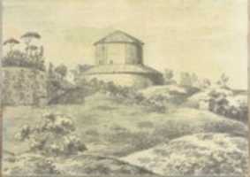 Free download Landscape with Granary (?) (Smaller Italian Sketchbook, leaf 4 recto) free photo or picture to be edited with GIMP online image editor
