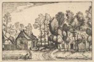 Free download Landscape with Hewed Trees from Regiunculae et Villae Aliquot Ducatus Brabantiae free photo or picture to be edited with GIMP online image editor
