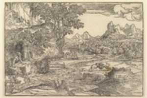 Free download Landscape with Saint Jerome free photo or picture to be edited with GIMP online image editor