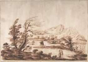 Free download Landscape with Six Figures. free photo or picture to be edited with GIMP online image editor