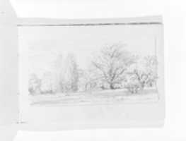 Free download Landscape with Trees (from Sketchbook VII) free photo or picture to be edited with GIMP online image editor
