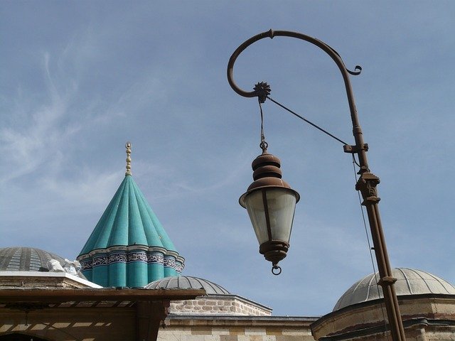 Free download lantern mosque konya mausoleum free picture to be edited with GIMP free online image editor