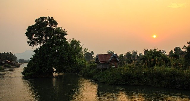 Unduh gratis laos dia adalah gambar pemandangan pedesaan sungai gratis untuk diedit dengan editor gambar online gratis GIMP