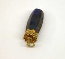 Free download Lapis Pendant with Gold Mount free photo or picture to be edited with GIMP online image editor