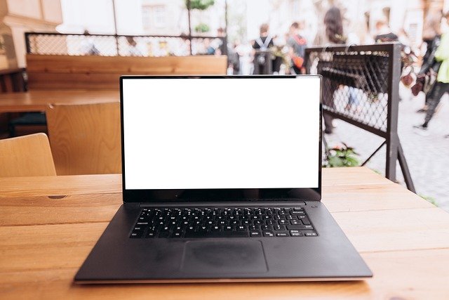 Free download laptop workplace coffee shop free picture to be edited with GIMP free online image editor