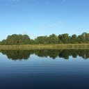 Large blue lake  screen for extension Chrome web store in OffiDocs Chromium