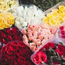 Large bouquets of roses  screen for extension Chrome web store in OffiDocs Chromium