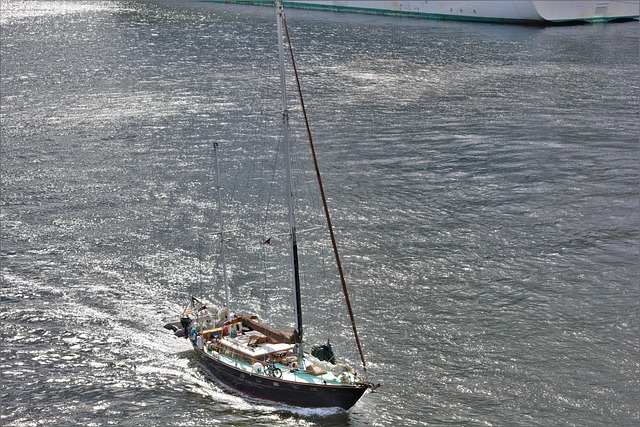 Free download large sailboat luxury yacht motoring free picture to be edited with GIMP free online image editor