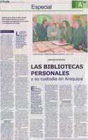 Free download Las bibliotecas personales y su custodia en Arequipa, Roxana Ortiz free photo or picture to be edited with GIMP online image editor