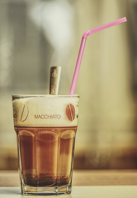 Free download latte macchiato coffee glass free picture to be edited with GIMP free online image editor