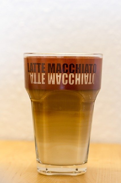 Free download latte macchiato coffee glass drink free picture to be edited with GIMP free online image editor
