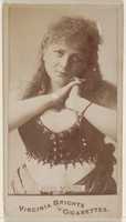 Free download Laura Moore, from the Actors and Actresses series (N45, Type 1) for Virginia Brights Cigarettes free photo or picture to be edited with GIMP online image editor