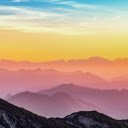 Layered Sunset Peaks  screen for extension Chrome web store in OffiDocs Chromium