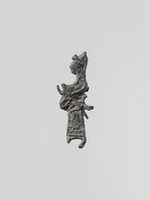 Free download Lead figure of a goddess with spear and aegis, probably Athena free photo or picture to be edited with GIMP online image editor