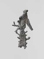 Free download Lead figure of a goddess with spear, probably Athena free photo or picture to be edited with GIMP online image editor
