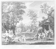 Free download Leaf from Aedes Walpolianae mounted with two prints: (a): The Loves of Venus and Adonis; (b): The Loves of Venus and Adonis free photo or picture to be edited with GIMP online image editor