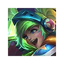 League of Legends Firecracker Jinx 1366x768  screen for extension Chrome web store in OffiDocs Chromium