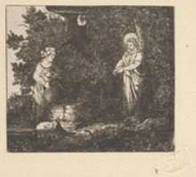 Free download Le Christ et La Samaritaine (Christ and the Samaritan Woman) free photo or picture to be edited with GIMP online image editor