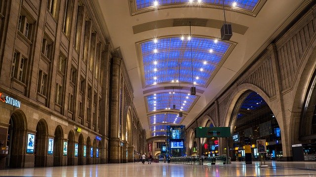Kostenloser Download Leipziger Hauptbahnhof db kostenloses Bild zur Bearbeitung mit GIMP kostenloser Online-Bildbearbeitung