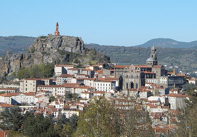 Kostenloser Download Le Puy en Velay Auvergne Panorama Kostenloses Bild zur Bearbeitung mit dem kostenlosen Online-Bildbearbeitungsprogramm GIMP