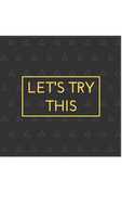 Free download Lets Try This Logo free photo or picture to be edited with GIMP online image editor