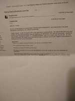 Free download Letter from Bickfords to Doug Holder free photo or picture to be edited with GIMP online image editor